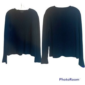 Express Cashmere Blend men’s crew neck black sweater, XL, very warm and elegant